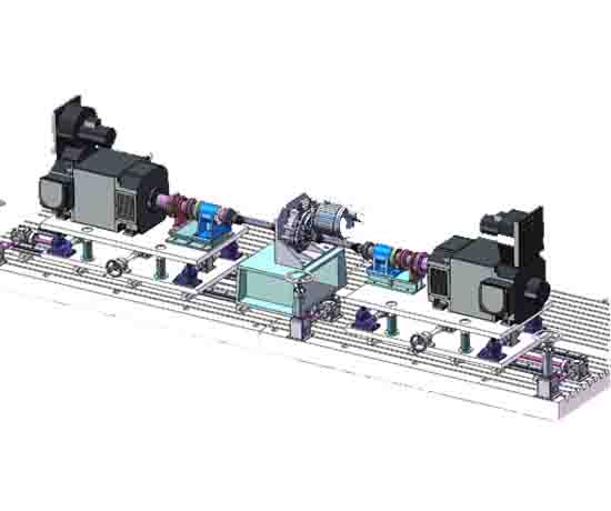 五軸電驅(qū)測試臺架